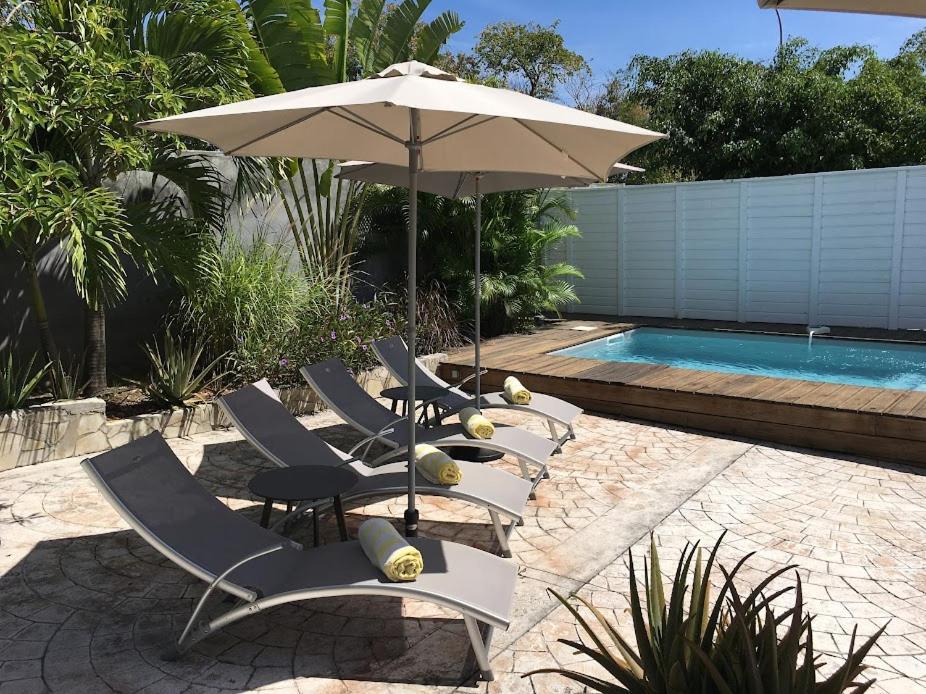 Villa Avec Piscine Privee Сен Франсоа Екстериор снимка